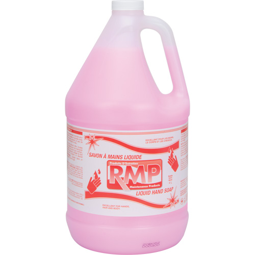 Savon liquide rose pour les mains, Liquide, 4 L, Parfum&eacute; M & M Nord Ouest Inc