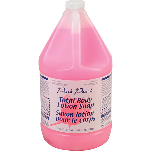 Pink Pearl Total Body Lotion Soap, Liquid, 4 L, Scented M & M Nord Ouest Inc