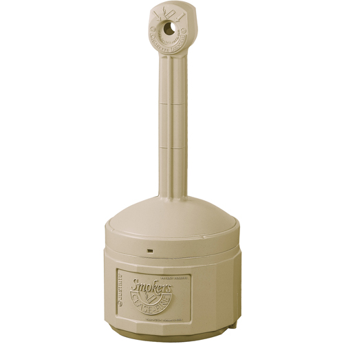 Cendriers Smoker's Cease-Fire, Sur pied, Plastique, Capacit&eacute; 1 gal. US, Hauteur 30" M & M Nord Ouest Inc