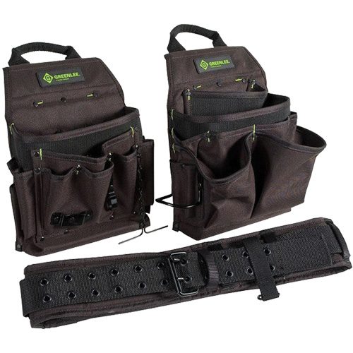 Tool Belt Combo, Polyester, Black M & M Nord Ouest Inc