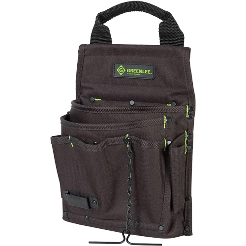 Sac &agrave; outils, Nylon, 7 pochettes, Noir M & M Nord Ouest Inc