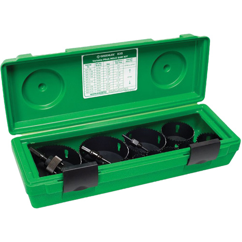 Trousse de scies-cloches bim&eacute;talliques, 13 morceaux M & M Nord Ouest Inc
