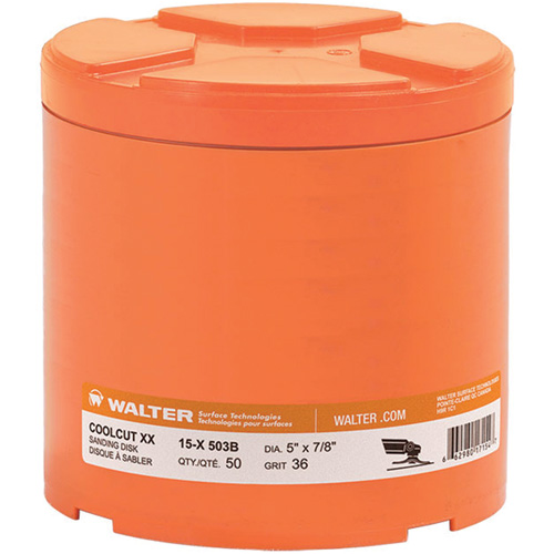 Coolcut XX Sanding Disc, Aluminum Oxide/Ceramic, 60, 5" Dia x 7/8" Arbor M & M Nord Ouest Inc