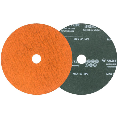 Coolcut XX Sanding Disc, Aluminum Oxide/Ceramic, 24, 5" Dia x 7/8" Arbor M & M Nord Ouest Inc