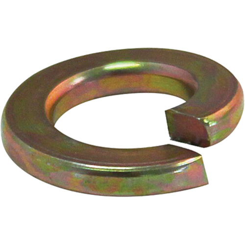 Split Lock Washer, 1", Yellow Zinc M & M Nord Ouest Inc