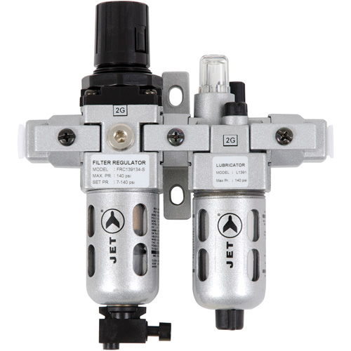 Filtre &agrave; air miniature en deux parties, r&eacute;gulateur et lubrificateur AFRLCM14, 1/4" NPT M & M Nord Ouest Inc