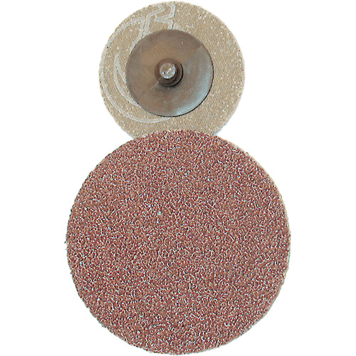 Cloth Back Sanding Disc, 2" Dia., 36 Grit, Aluminum Oxide M & M Nord Ouest Inc