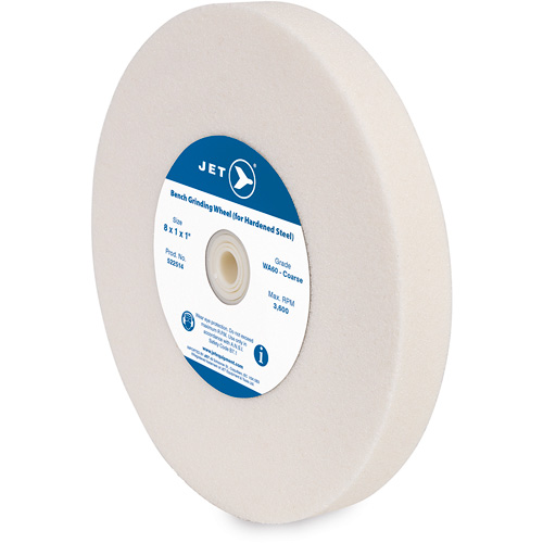 WA810F Bench Grinding Wheel, 8" x 1", 1" Arbor, Aluminum Oxide M & M Nord Ouest Inc