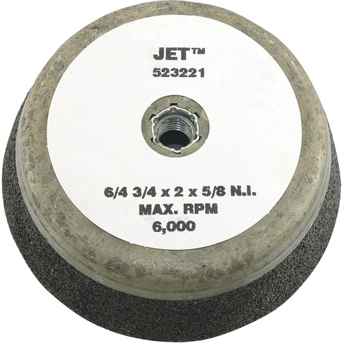 Meule boisseau &agrave; liant de r&eacute;sine, 4" x 2", Arbre 5/8"-11NC, Type 11 M & M Nord Ouest Inc