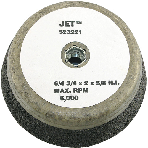 Resin Bond Cup Wheel, 6" x 2", 5/8"-11NC Arbor, Type 11 M & M Nord Ouest Inc
