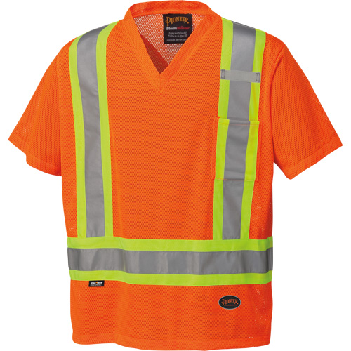 5994 High-Visibility Safety T-Shirt, Polyester, 2X-Large, High Visibility Orange M & M Nord Ouest Inc