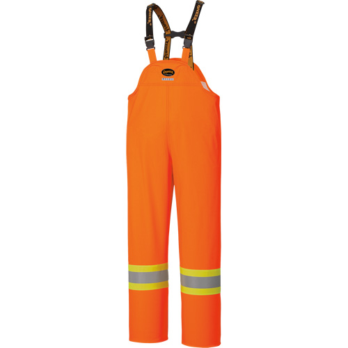 5893 High Visibility Flame Resistant Waterproof Bib Pants, Large, High Visibility Orange M & M Nord Ouest Inc