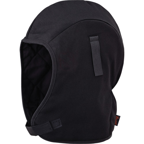 564A Flame Resistant Quilted Hardhat Liner, Black, Cotton M & M Nord Ouest Inc