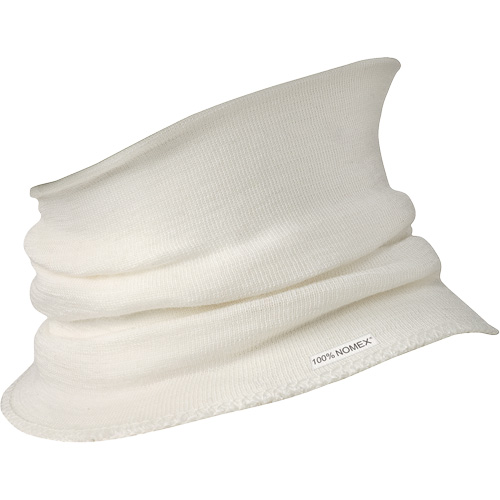 C207 Neck Warmer & Wind Guard, White, Nomex&reg; M & M Nord Ouest Inc