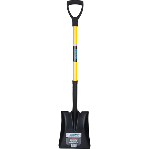 Square Point Shovel, Fibreglass, Tempered Steel Blade, D-Grip Handle, 32-1/2" Long M & M Nord Ouest Inc
