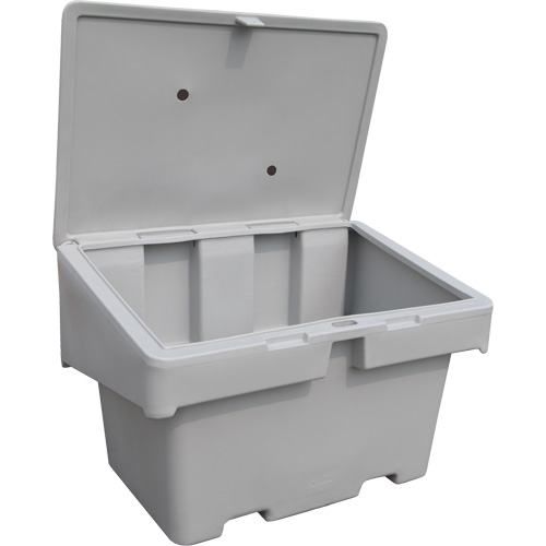 Salt Sand Container SOS, 48" x 33" x 34", 18.5 cu. Ft., Grey M & M Nord Ouest Inc
