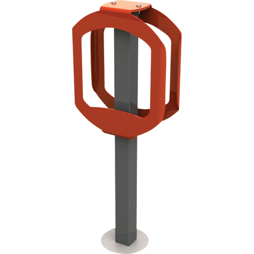 Bike Stop Bike Racks, Steel, 2 Bike Capacity M & M Nord Ouest Inc