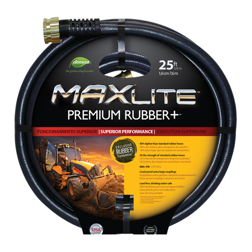 Commercial Duty Hoses, Rubber, 5/8" dia. x 25' M & M Nord Ouest Inc