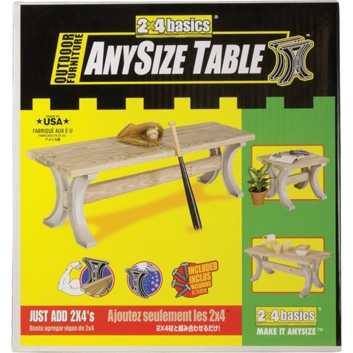 Banc/Table &agrave; pique-nique Basics, Plastique, 96" lo x 15" la x 17" h, Sable M & M Nord Ouest Inc
