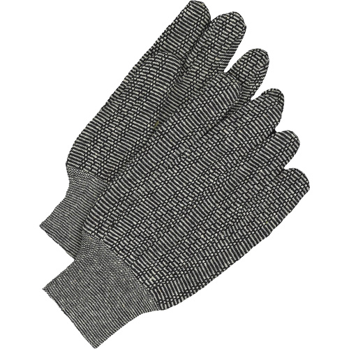 Gants en jersey classiques, Taille unique, Poivre et sel, Non doubl&eacute;, Poignet en tricot M & M Nord Ouest Inc