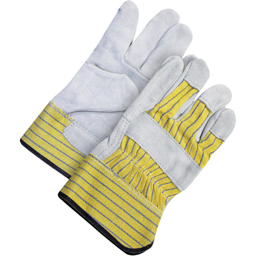 Gants d'ajusteur classiques, Taille unique, Paume en Cuir de vache refendu, Doublure en Molleton M & M Nord Ouest Inc