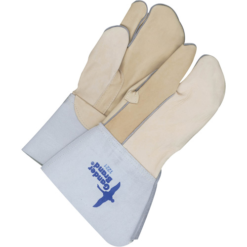 One-Finger Leather Mitts, Grain Cowhide, Size 11 M & M Nord Ouest Inc