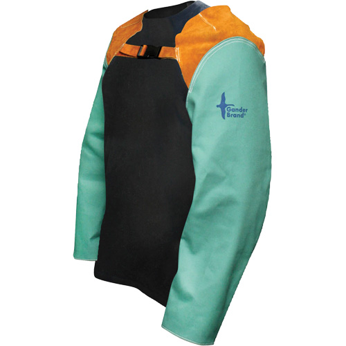 FR Canvas Welding Sleeves, 24" L, Green M & M Nord Ouest Inc