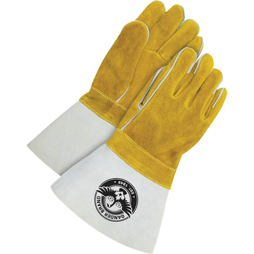 Welder Gloves with 5" Cuff, Split Cowhide, Size One Size M & M Nord Ouest Inc