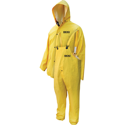 Deny 3-Piece FR Rainwear Suit, 2X-Large, Yellow M & M Nord Ouest Inc