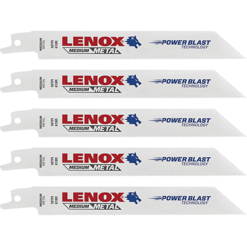 Lames de scie &agrave; m&eacute;taux, Bim&eacute;tal, 18 Dents par pouce, 6" lo x 3/4" la M & M Nord Ouest Inc
