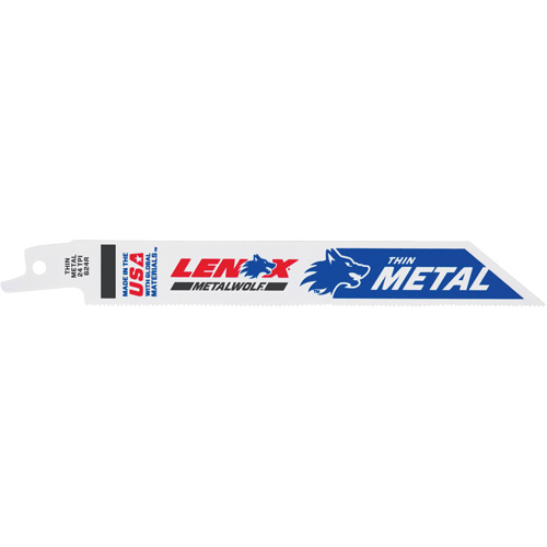 Lame de scie alternative, Bim&eacute;tal, 24 Dents par pouce, 6" lo x 3/4" la M & M Nord Ouest Inc