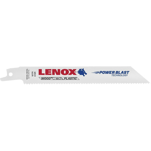 General Purpose Reciprocating Saw Blades, Bi-Metal, 10 TPI, 8" L x 3/4" W M & M Nord Ouest Inc