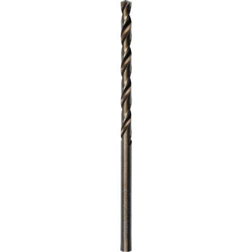 Foret court &agrave; usage intensif, Acier rapide au cobalt, 1/8", 2-3/4" lo, 1-5/8" Cannelure, 135° Angle M & M Nord Ouest Inc