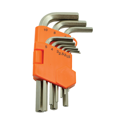 Hex Key Set, 9 Pcs., Metric M & M Nord Ouest Inc