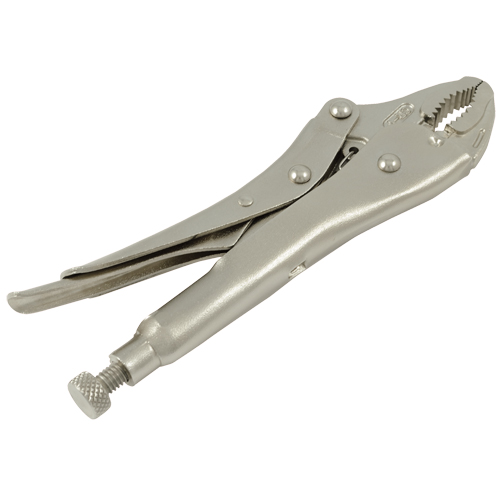 Locking Pliers, 5" Length, Curved Jaw M & M Nord Ouest Inc