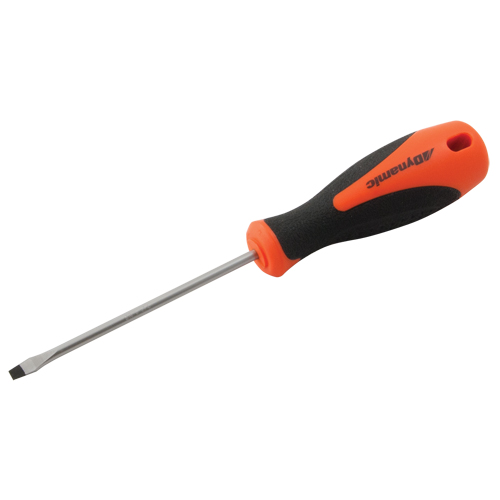 Slotted Screwdriver, 5/32" Tip, Round, 8" L, Cushion Grip Handle M & M Nord Ouest Inc