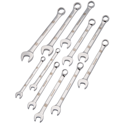 Wrench Set, Combination, 11 Pieces, Metric M & M Nord Ouest Inc