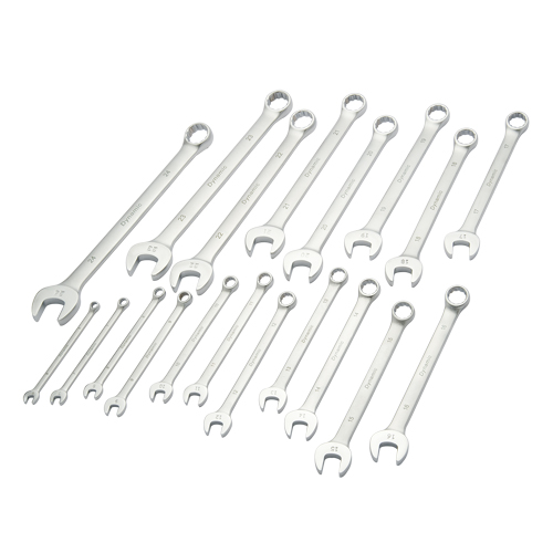Wrench Set, Combination, 19 Pieces, Metric M & M Nord Ouest Inc