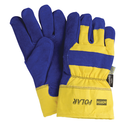 Insulated Gloves, One Size, Split Leather Palm, Thinsulate Inner Lining M & M Nord Ouest Inc