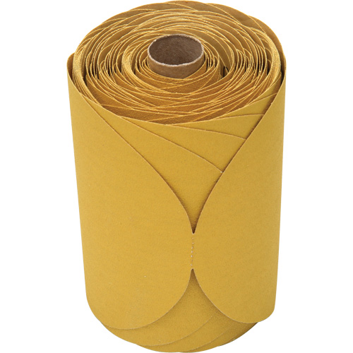 Disque dor&eacute; en rouleau Stikit, 6" dia., Grain 120, Oxyde d'aluminium M & M Nord Ouest Inc