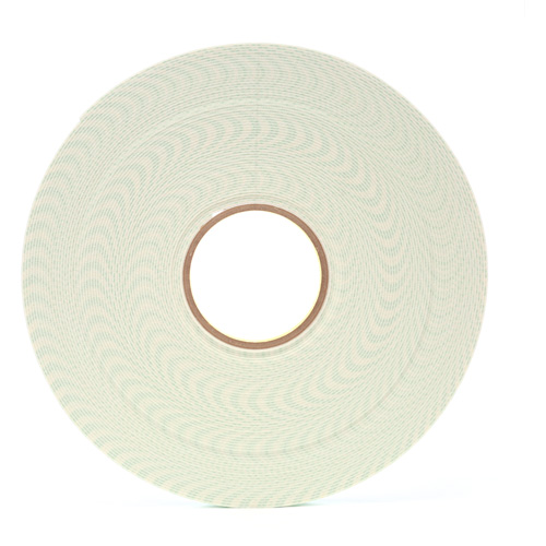 Double-Coated Urethane Foam Tape, 33 m (108') L x 12.7 mm (1/2") W, 62 mils, Urethane M & M Nord Ouest Inc
