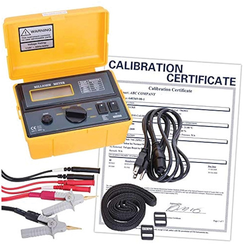 110 V Milli-Ohmmeter with ISO Certificate M & M Nord Ouest Inc