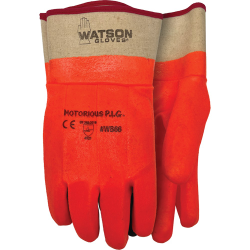 Gants Notorious P.I.G., Taille unique, R&ecirc;vetement Nitrile/PVC, Enveloppe en Jersey M & M Nord Ouest Inc