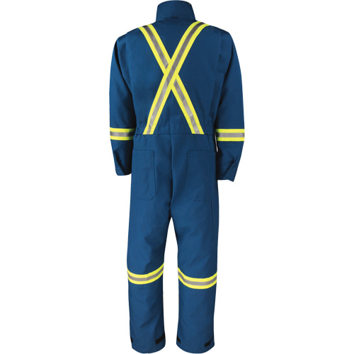 Dupont Nomex&reg; IIIA Deluxe Coveralls, Size 3X-Large (Tall), Royal Blue, 6 cal/cm² M & M Nord Ouest Inc