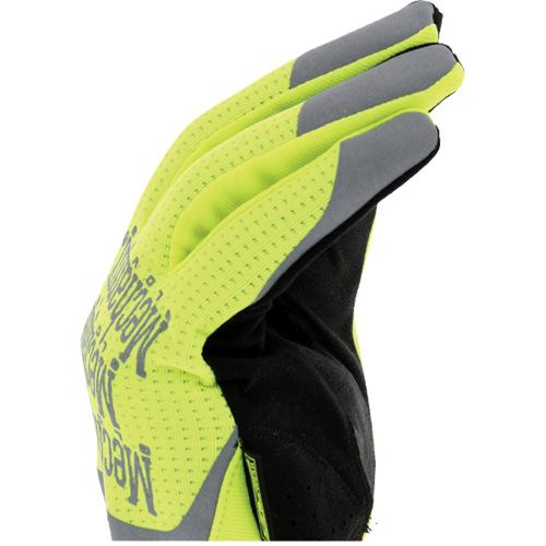 FastFit&reg; High-Visibility Work Gloves, Synthetic Palm, Size Medium/9 M & M Nord Ouest Inc