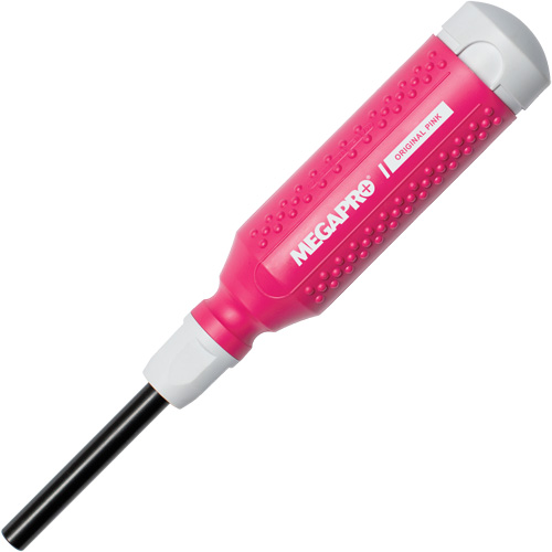 Original Pink 15-in-1 Multi-Bit Screwdriver, 8-37/50" L, Textured Handle M & M Nord Ouest Inc