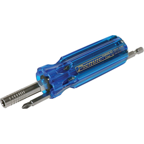 Tournevis multi embouts Super 8 Plus, Prise Plastique M & M Nord Ouest Inc