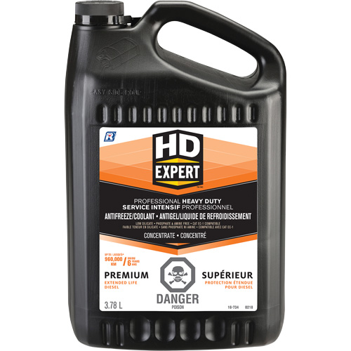 Antigel/liquide de refroidissement concentr&eacute; pour dur&eacute;e de vie prolong&eacute;e pour moteur diesel Turbo Power, 3,78 L, Gallon M & M Nord Ouest Inc