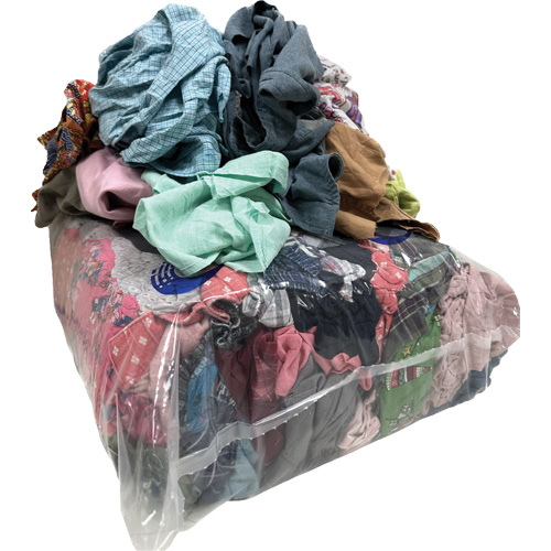 Special Wiper Rags, Mix Colours, 20 lbs. M & M Nord Ouest Inc