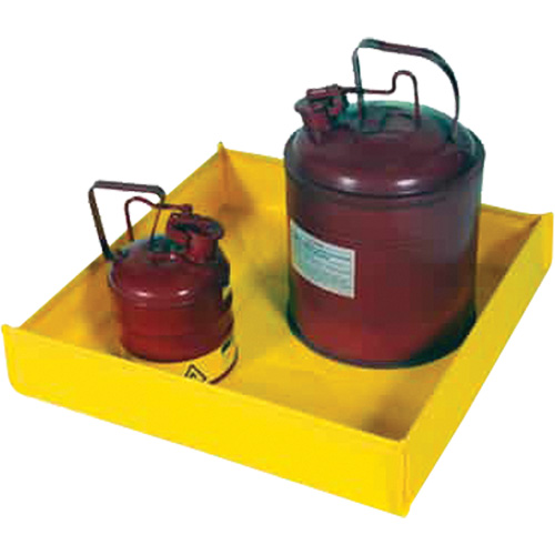 Flexible Ultra-Utility Tray&reg;, 12" L x 12" W x 4.8" H, 1.5 US Gal. Spill Capacity M & M Nord Ouest Inc